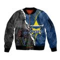 personalised-panthers-and-cowboys-rugby-sleeve-zip-bomber-jacket-sporty-version