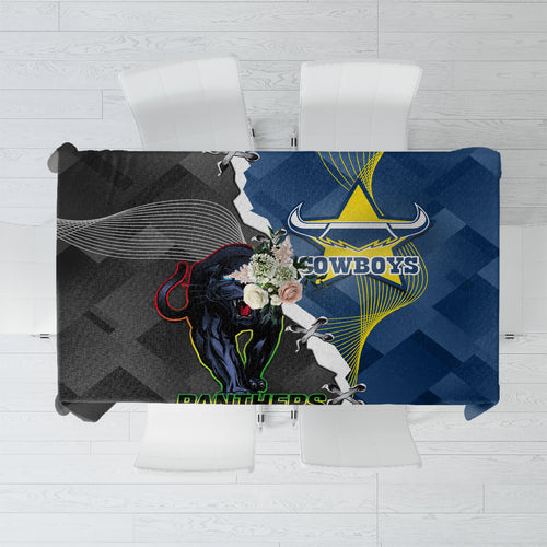 personalised-panthers-and-cowboys-rugby-tablecloth-sporty-version