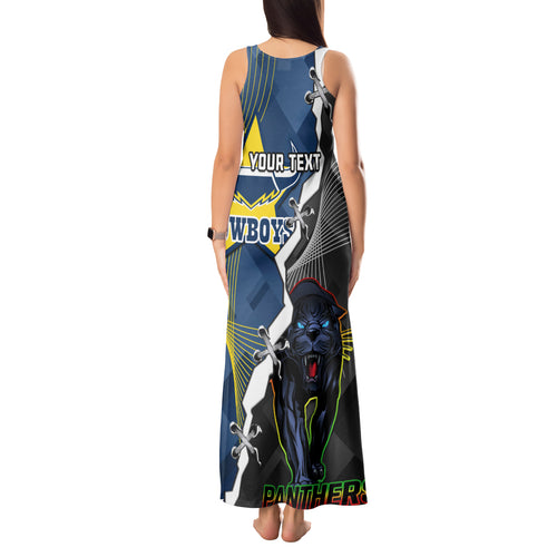 personalised-panthers-and-cowboys-rugby-tank-maxi-dress-sporty-version