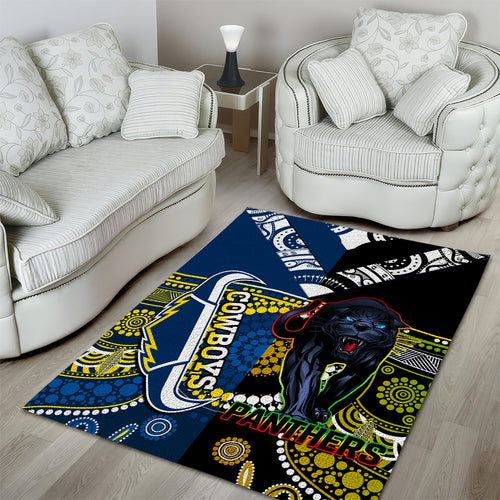 custom-panthers-and-cowboys-rugby-area-rug-aboriginal-version