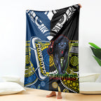 custom-panthers-and-cowboys-rugby-blanket-aboriginal-version