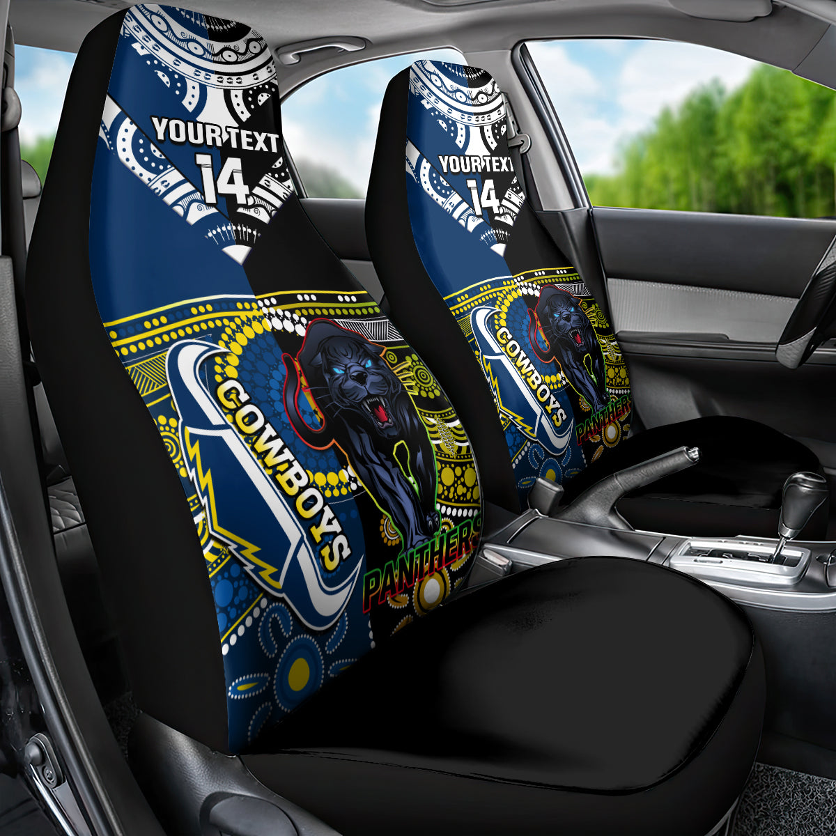 custom-panthers-and-cowboys-rugby-car-seat-cover-aboriginal-version