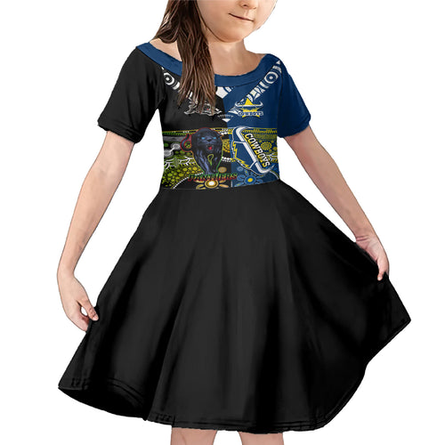 custom-panthers-and-cowboys-rugby-family-matching-mermaid-dress-and-hawaiian-shirt-aboriginal-version