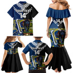 custom-panthers-and-cowboys-rugby-family-matching-mermaid-dress-and-hawaiian-shirt-aboriginal-version