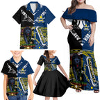 custom-panthers-and-cowboys-rugby-family-matching-off-shoulder-maxi-dress-and-hawaiian-shirt-aboriginal-version