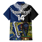 custom-panthers-and-cowboys-rugby-family-matching-off-shoulder-short-dress-and-hawaiian-shirt-aboriginal-version