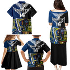 custom-panthers-and-cowboys-rugby-family-matching-puletasi-dress-and-hawaiian-shirt-aboriginal-version