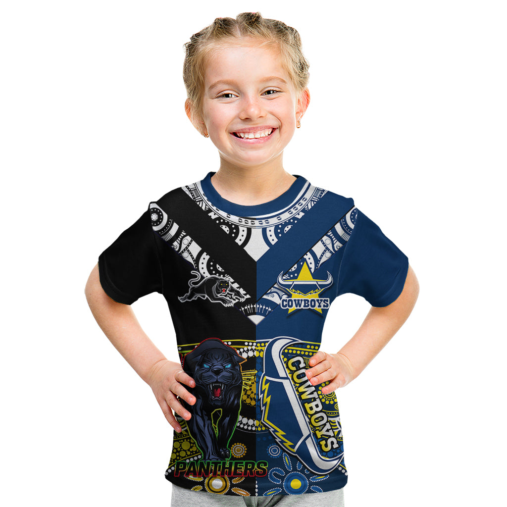 custom-panthers-and-cowboys-rugby-kid-t-shirt-aboriginal-version