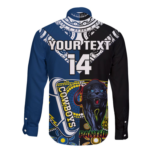 custom-panthers-and-cowboys-rugby-long-sleeve-button-shirt-aboriginal-version
