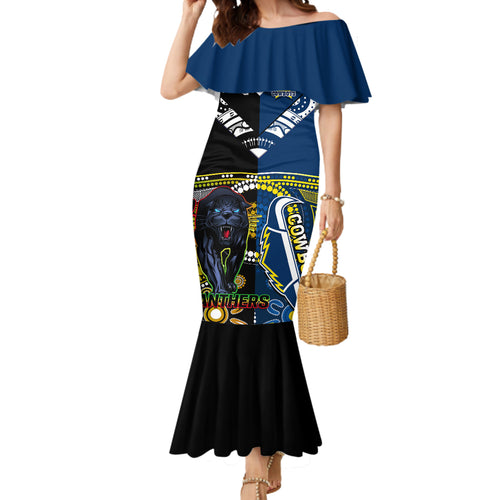 custom-panthers-and-cowboys-rugby-mermaid-dress-aboriginal-version