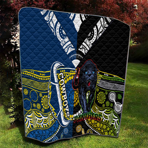 custom-panthers-and-cowboys-rugby-quilt-aboriginal-version