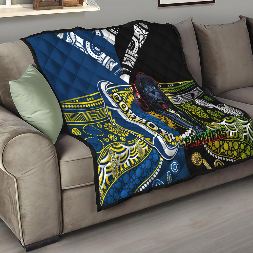 custom-panthers-and-cowboys-rugby-quilt-aboriginal-version