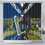 custom-panthers-and-cowboys-rugby-shower-curtain-aboriginal-version