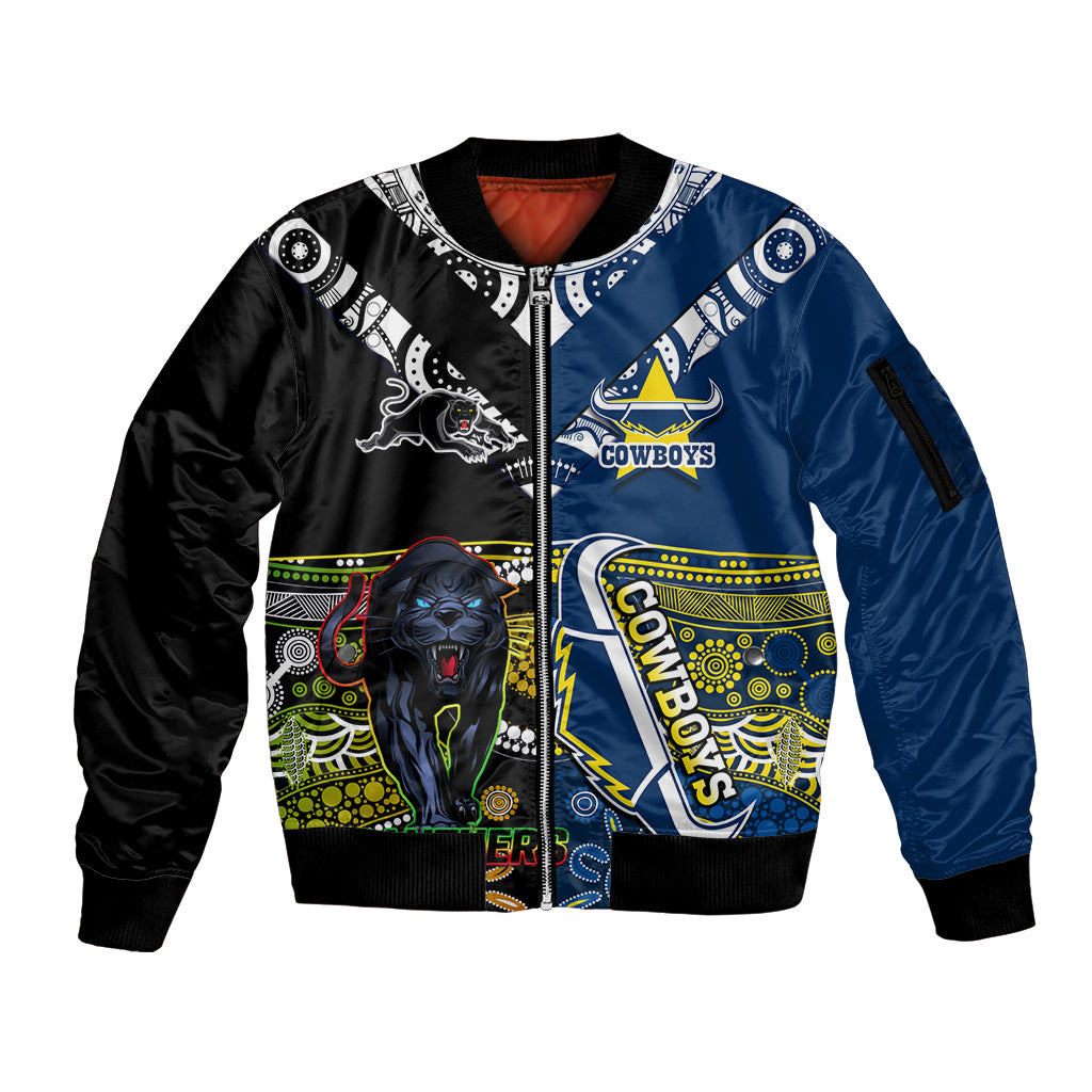 custom-panthers-and-cowboys-rugby-sleeve-zip-bomber-jacket-aboriginal-version