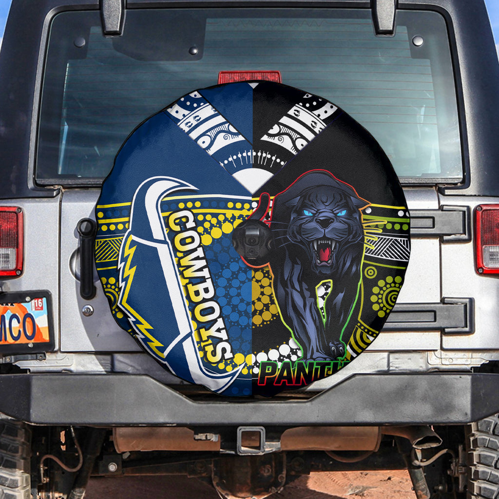 custom-panthers-and-cowboys-rugby-spare-tire-cover-aboriginal-version