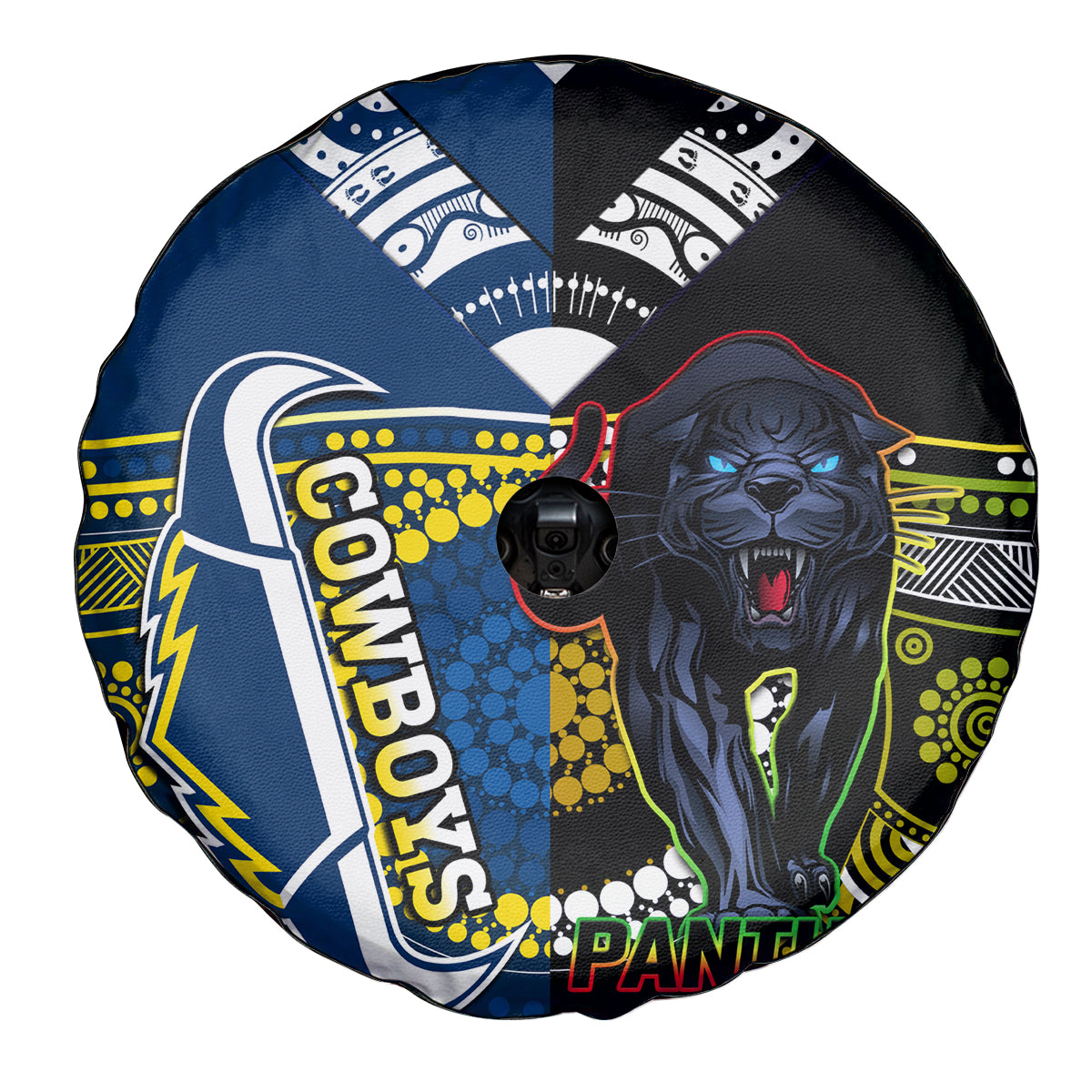 custom-panthers-and-cowboys-rugby-spare-tire-cover-aboriginal-version