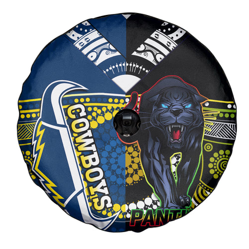 custom-panthers-and-cowboys-rugby-spare-tire-cover-aboriginal-version
