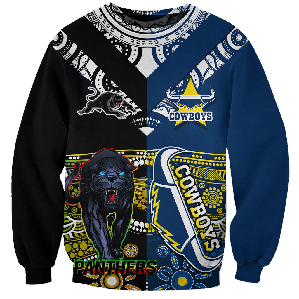 custom-panthers-and-cowboys-rugby-sweatshirt-aboriginal-version