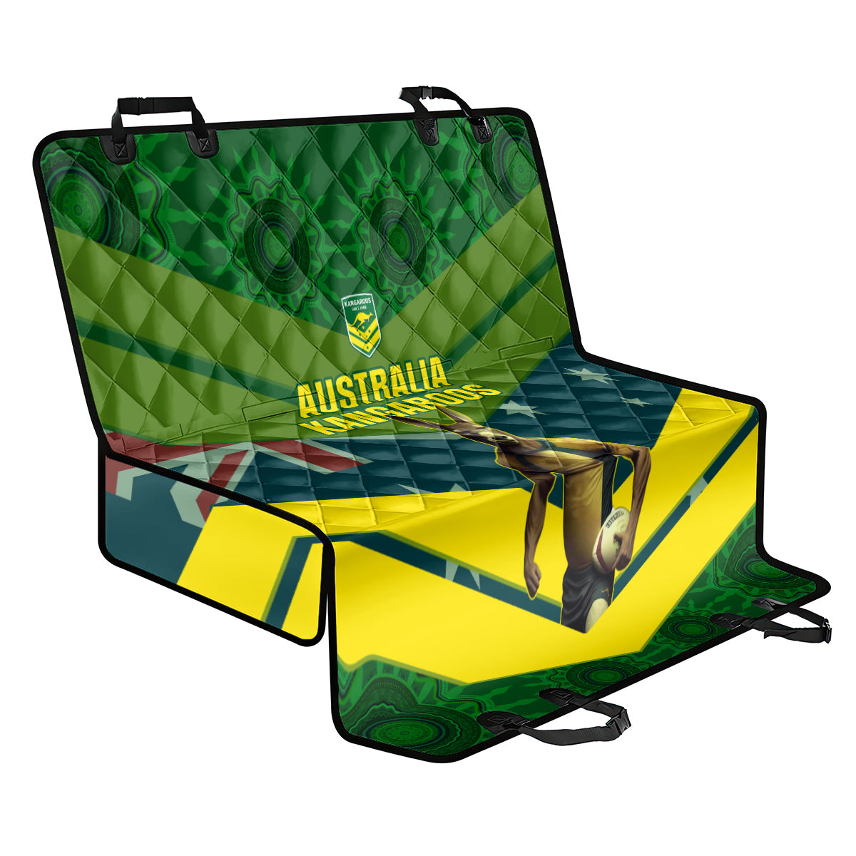 custom-australia-rugby-back-car-seat-cover-pacific-2023-go-aussie-kangaroos