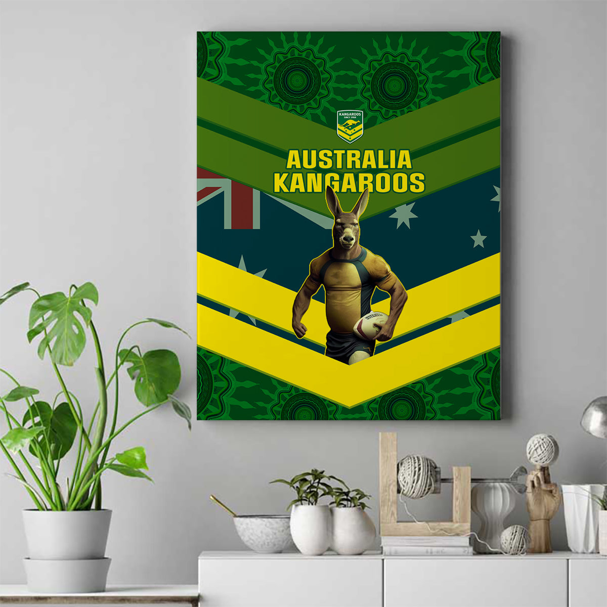 custom-australia-rugby-canvas-wall-art-pacific-2023-go-aussie-kangaroos