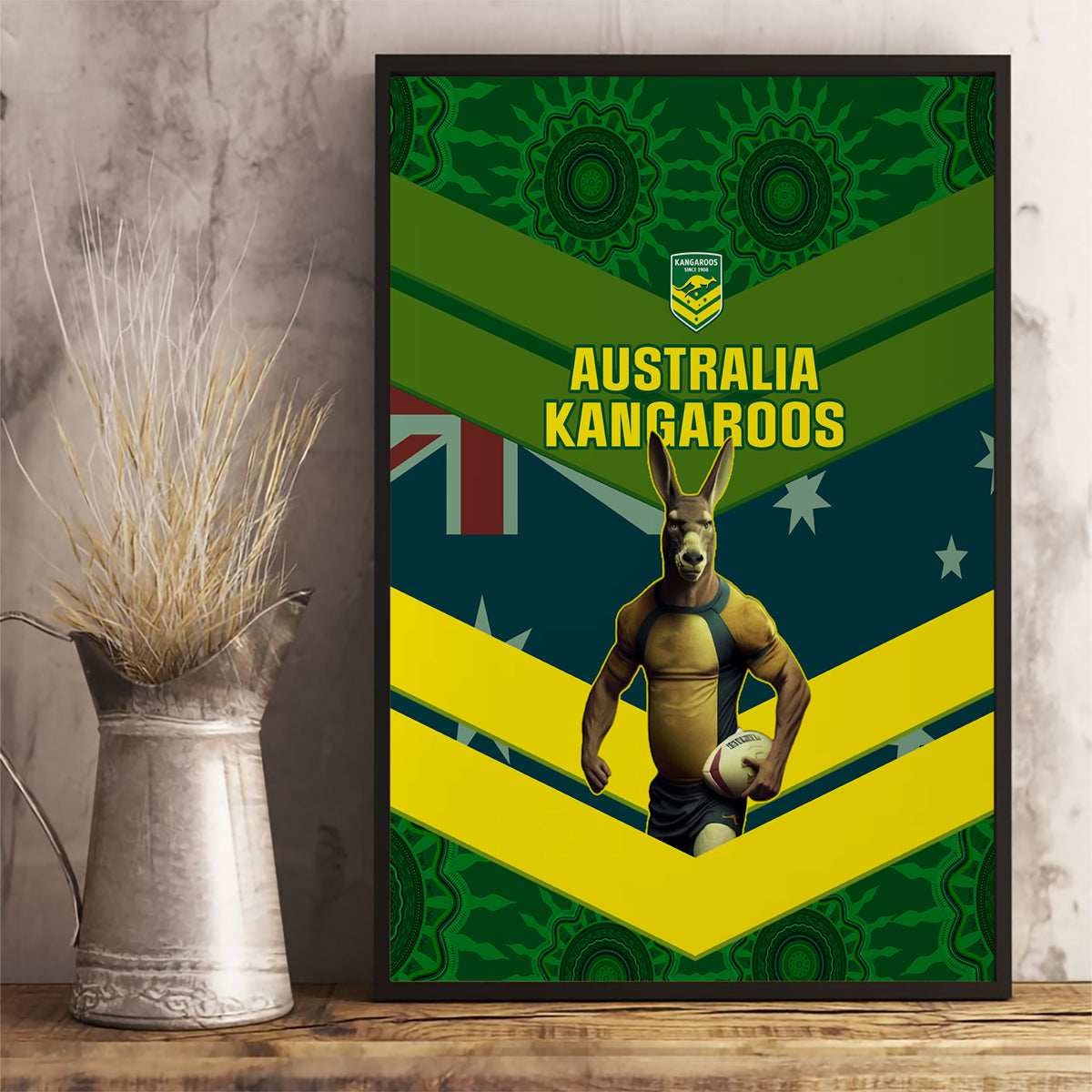 custom-australia-rugby-canvas-wall-art-pacific-2023-go-aussie-kangaroos