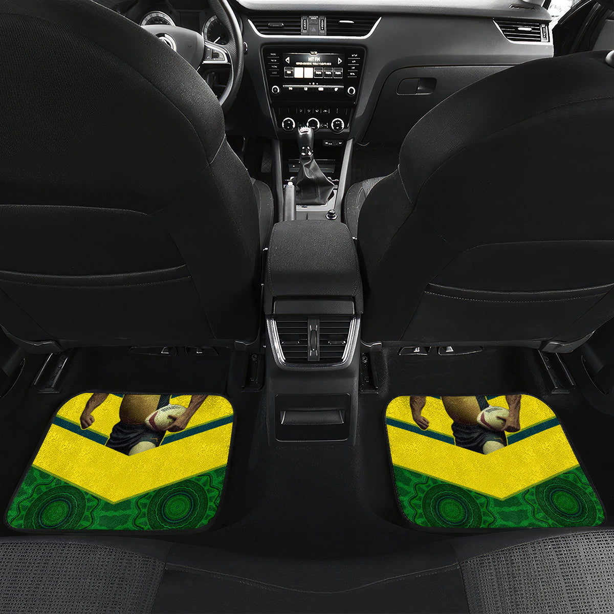 custom-australia-rugby-car-mats-pacific-2023-go-aussie-kangaroos
