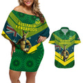 custom-australia-rugby-couples-matching-off-shoulder-short-dress-and-hawaiian-shirt-pacific-2023-go-aussie-kangaroos