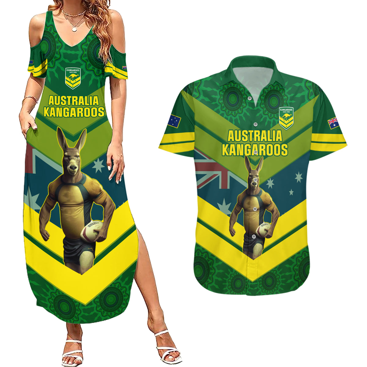 custom-australia-rugby-couples-matching-summer-maxi-dress-and-hawaiian-shirt-pacific-2023-go-aussie-kangaroos