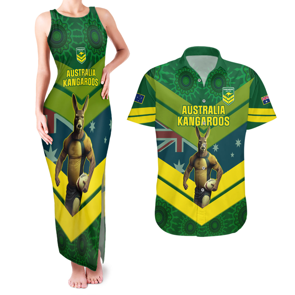 custom-australia-rugby-couples-matching-tank-maxi-dress-and-hawaiian-shirt-pacific-2023-go-aussie-kangaroos