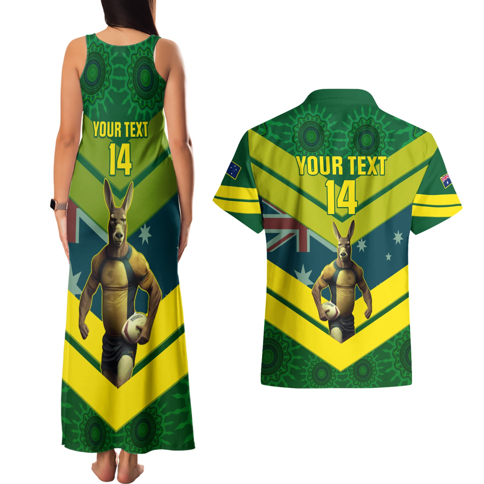 custom-australia-rugby-couples-matching-tank-maxi-dress-and-hawaiian-shirt-pacific-2023-go-aussie-kangaroos