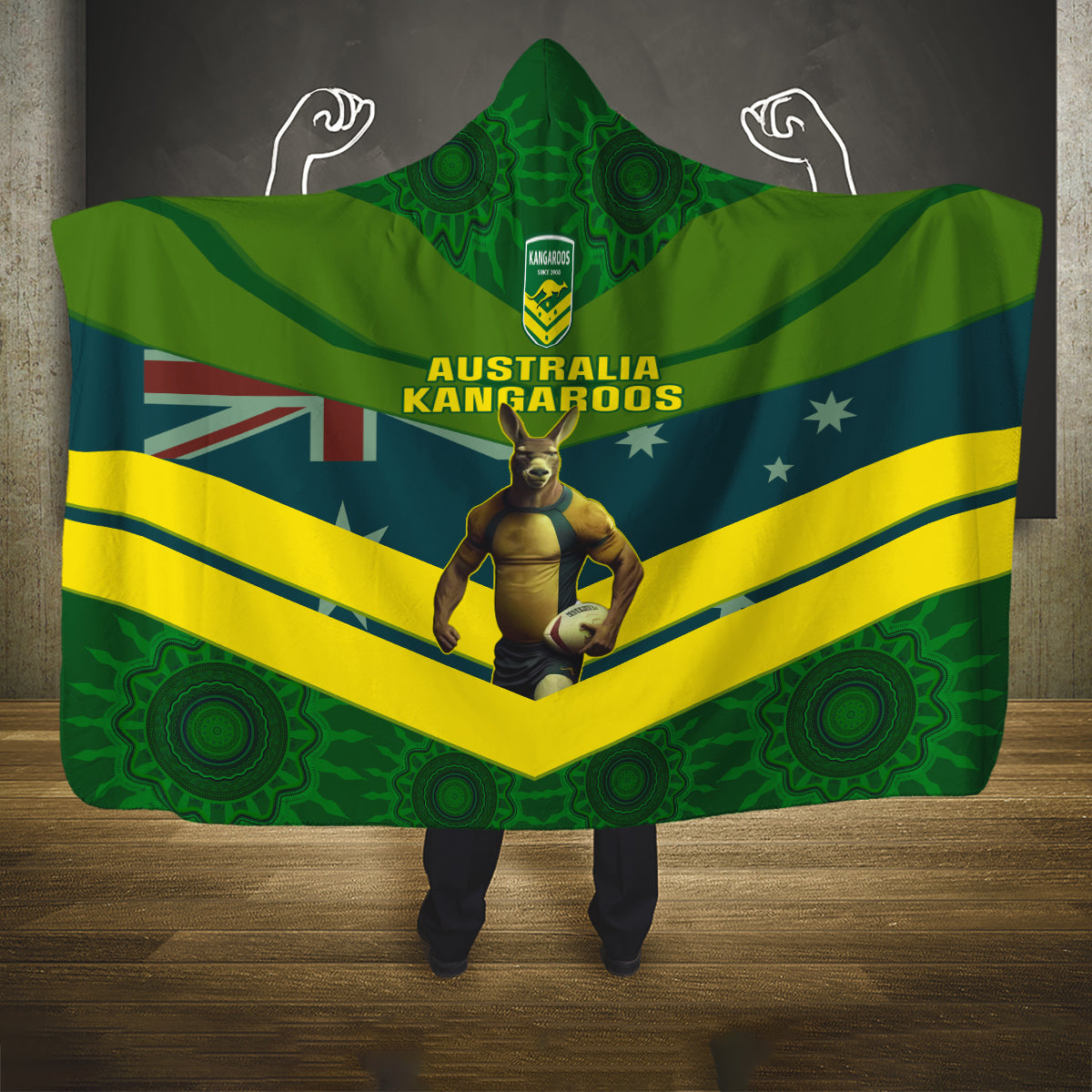 custom-australia-rugby-hooded-blanket-pacific-2023-go-aussie-kangaroos