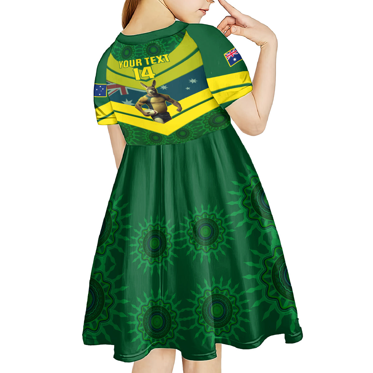 custom-australia-rugby-kid-short-sleeve-dress-pacific-2023-go-aussie-kangaroos