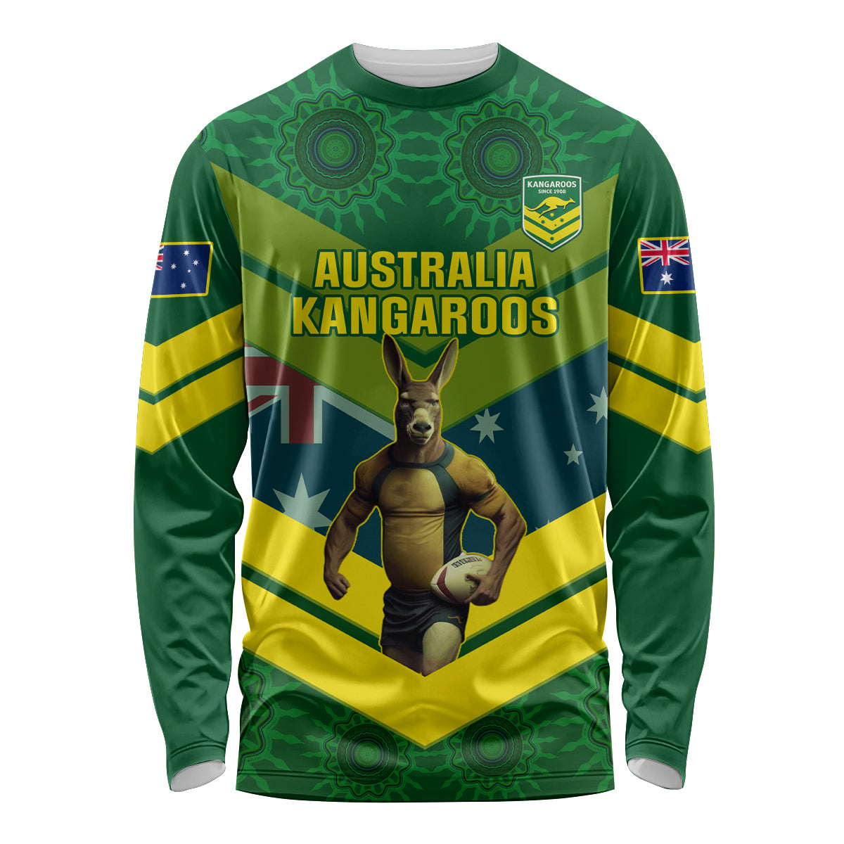 custom-australia-rugby-long-sleeve-shirt-pacific-2023-go-aussie-kangaroos