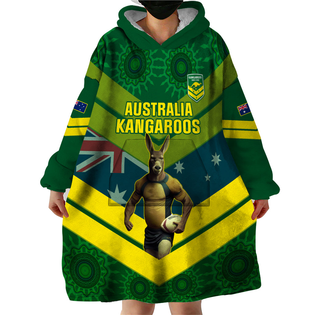 custom-australia-rugby-wearable-blanket-hoodie-pacific-2023-go-aussie-kangaroos