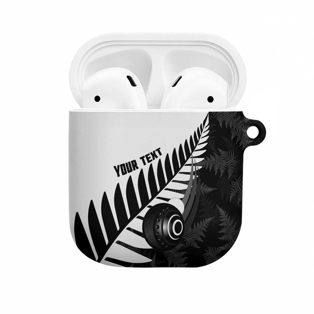 New Zealand Lawn Bowls Custom AirPods Case Aotearoa Silver Fern - Aussie Hoodie