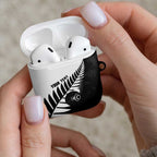 New Zealand Lawn Bowls Custom AirPods Case Aotearoa Silver Fern - Aussie Hoodie