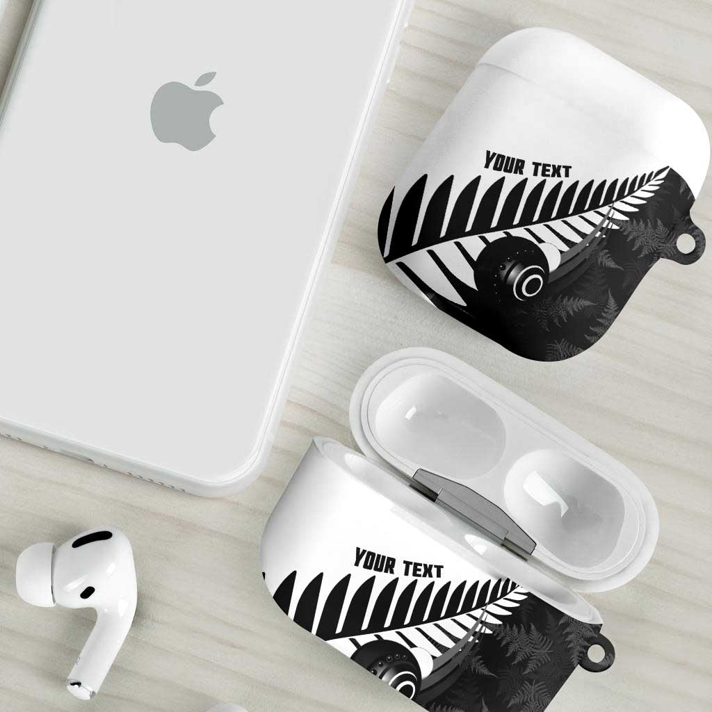 New Zealand Lawn Bowls Custom AirPods Case Aotearoa Silver Fern - Aussie Hoodie