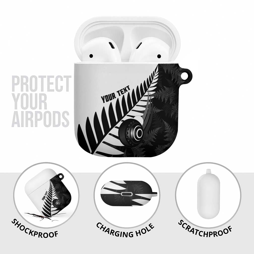 New Zealand Lawn Bowls Custom AirPods Case Aotearoa Silver Fern - Aussie Hoodie