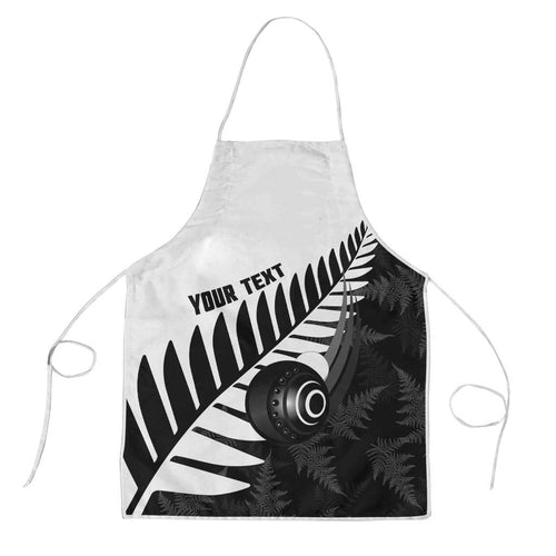New Zealand Lawn Bowls Custom Apron Aotearoa Silver Fern - Aussie Hoodie
