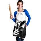 New Zealand Lawn Bowls Custom Apron Aotearoa Silver Fern - Aussie Hoodie