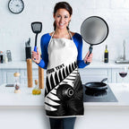 New Zealand Lawn Bowls Custom Apron Aotearoa Silver Fern - Aussie Hoodie