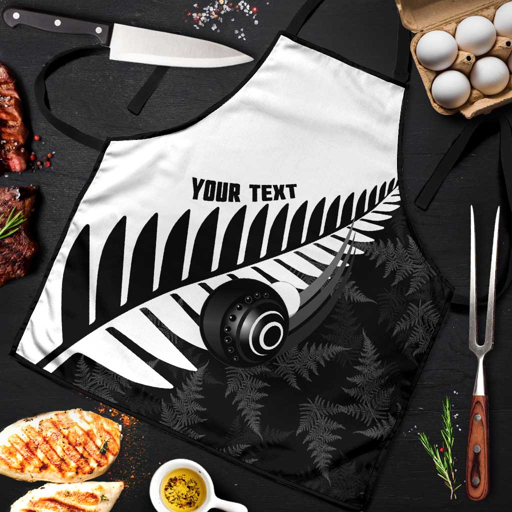 New Zealand Lawn Bowls Custom Apron Aotearoa Silver Fern - Aussie Hoodie