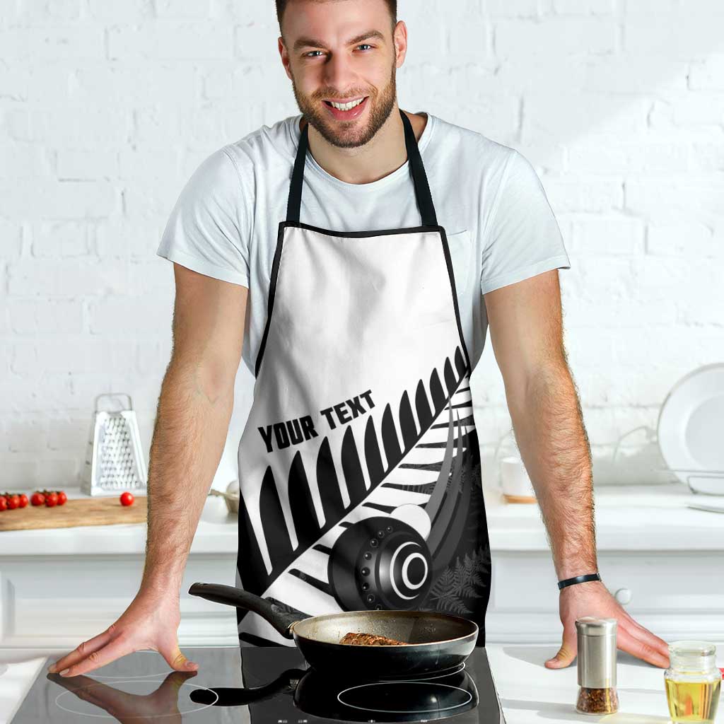 New Zealand Lawn Bowls Custom Apron Aotearoa Silver Fern - Aussie Hoodie