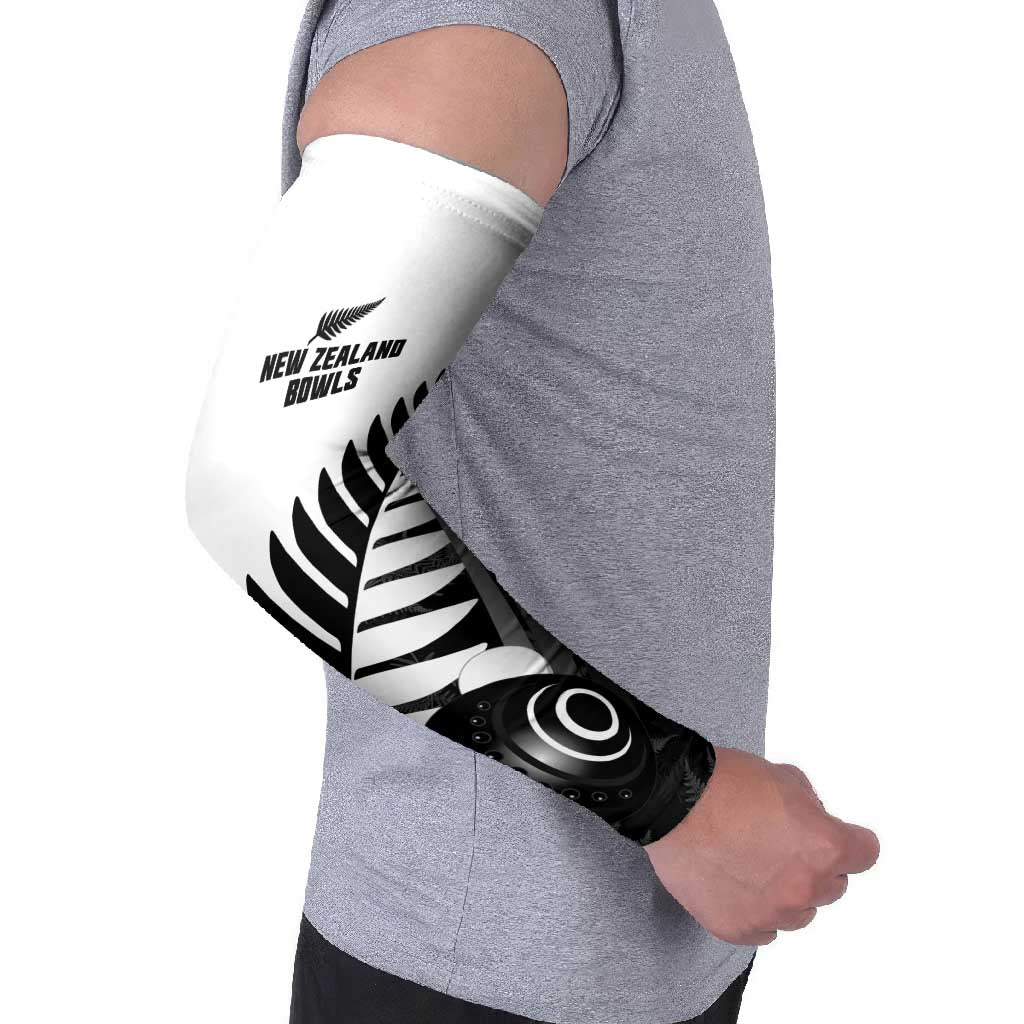 New Zealand Lawn Bowls Custom Arm Sleeves Aotearoa Silver Fern - Aussie Hoodie
