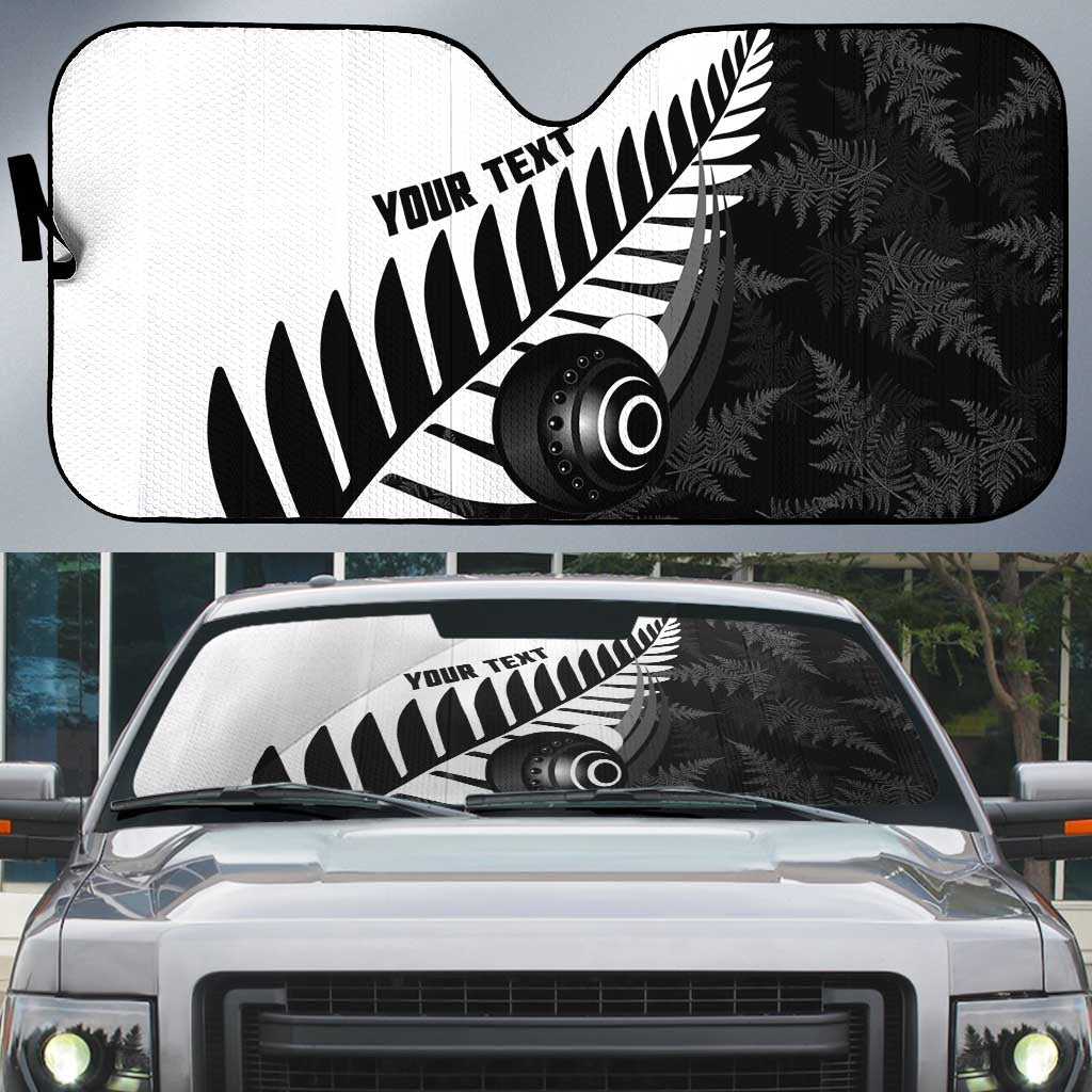New Zealand Lawn Bowls Custom Auto Sun Shade Aotearoa Silver Fern - Aussie Hoodie