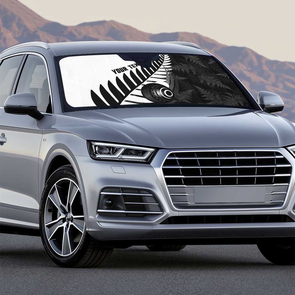 New Zealand Lawn Bowls Custom Auto Sun Shade Aotearoa Silver Fern - Aussie Hoodie