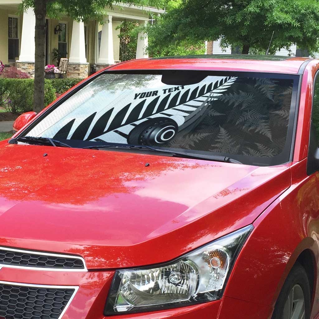 New Zealand Lawn Bowls Custom Auto Sun Shade Aotearoa Silver Fern - Aussie Hoodie