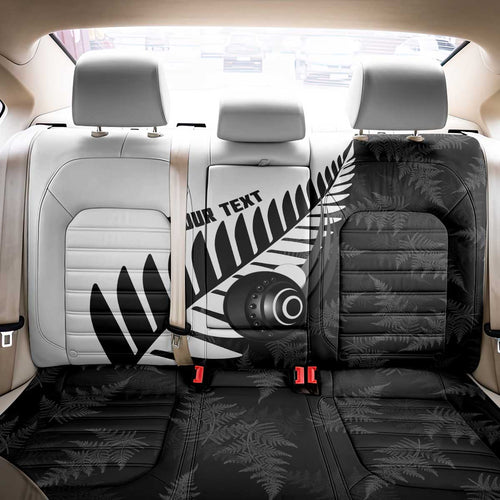 New Zealand Lawn Bowls Custom Back Car Seat Cover Aotearoa Silver Fern - Aussie Hoodie