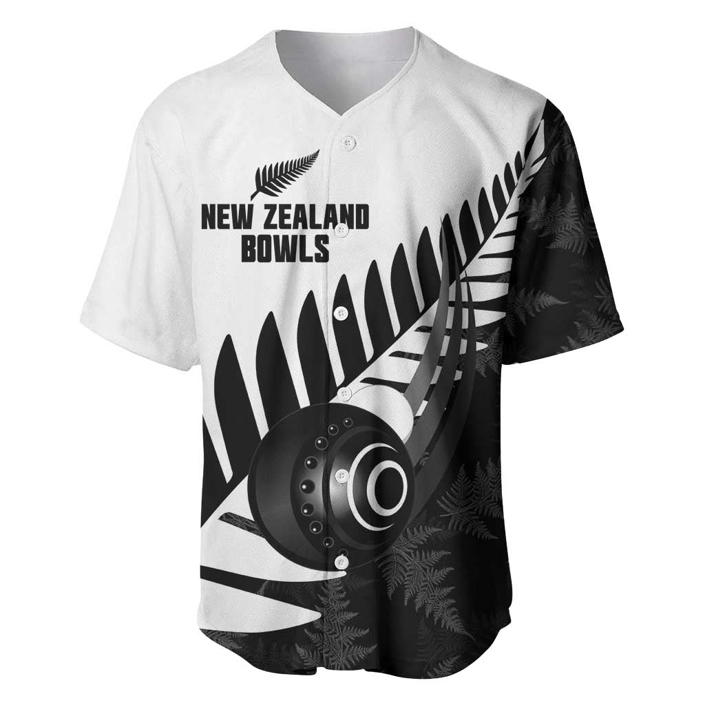 New Zealand Lawn Bowls Custom Baseball Jersey Aotearoa Silver Fern - Aussie Hoodie