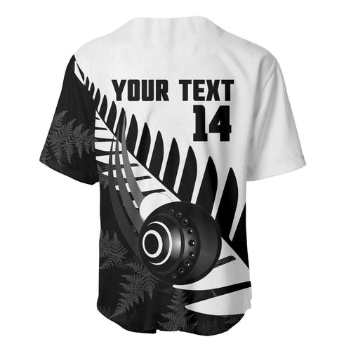 New Zealand Lawn Bowls Custom Baseball Jersey Aotearoa Silver Fern - Aussie Hoodie